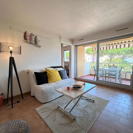 2 Pieces Avec Terrasse, Piscine Et Parking - Cap D'agde - Fr-1-249-417 Apartment Agde